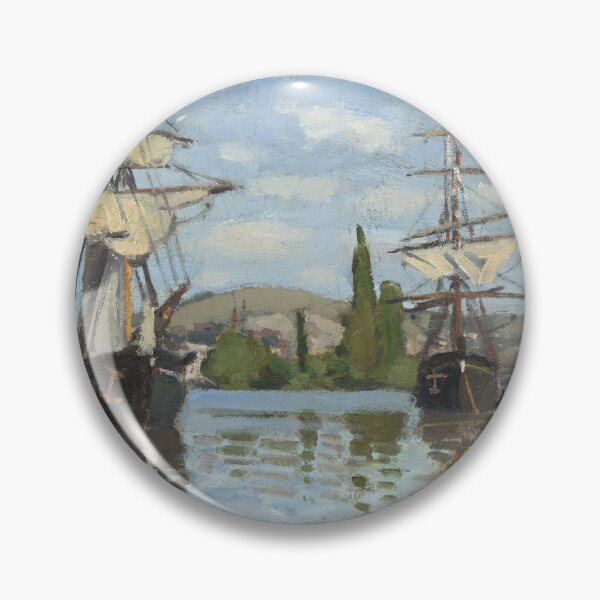 Item preview, Ships on the Seine near Rouen designed and sold by Zanimations.