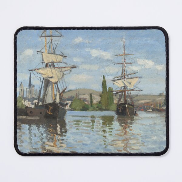 Item preview, Ships on the Seine near Rouen designed and sold by Zanimations.
