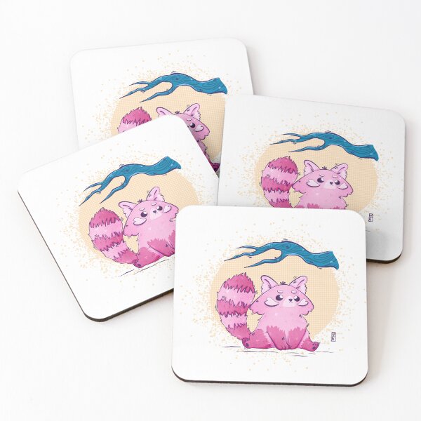 Item preview, Raccoon the pink future designed and sold by Bullesdecrayon.