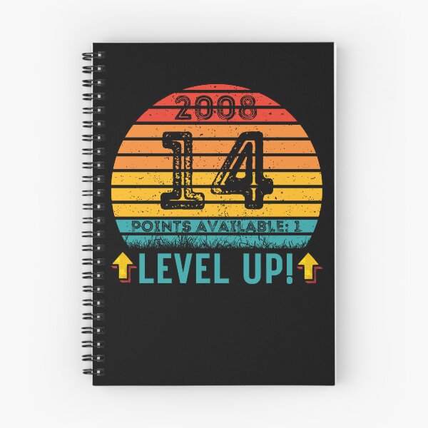 Item preview, 14 Year Old Birthday Gift Level UP 2008 designed and sold by UniqueBPresent.
