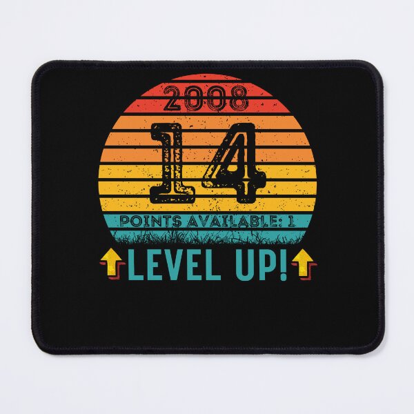 Item preview, 14 Year Old Birthday Gift Level UP 2008 designed and sold by UniqueBPresent.