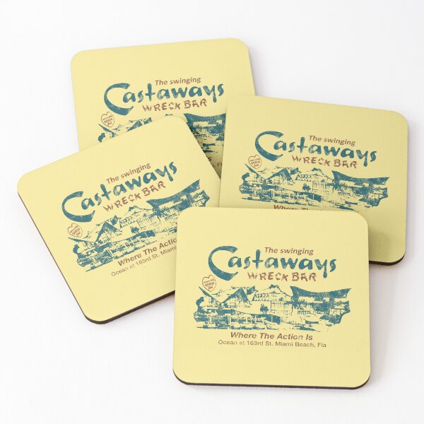Item preview, The Castaways - Miami Beach, Florida designed and sold by RetroTikiBar.