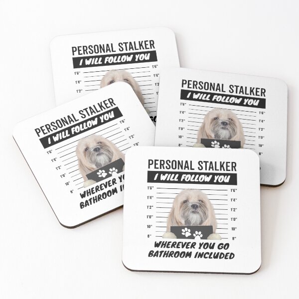 Item preview, Personal Stalker Dog – Lhasa Apso designed and sold by More Cute Dogs.