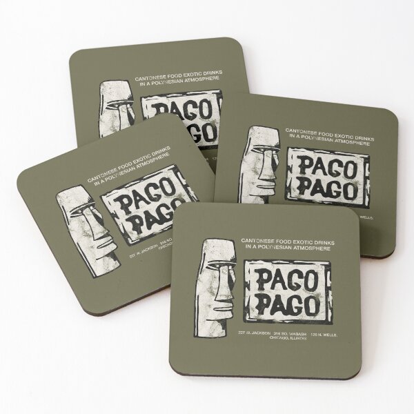 Item preview, Pago Pago - Chicago, Illinois designed and sold by RetroTikiBar.