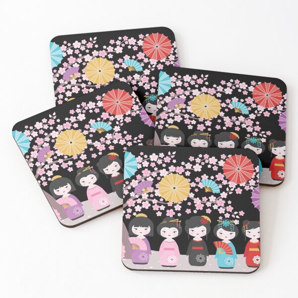 Item preview, Japanese Kokeshi Dolls Black designed and sold by StudioShine.