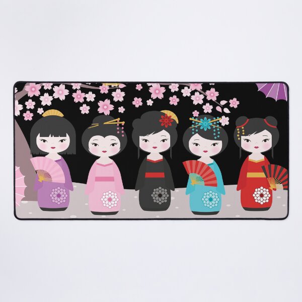 Item preview, Japanese Kokeshi Dolls Black designed and sold by StudioShine.