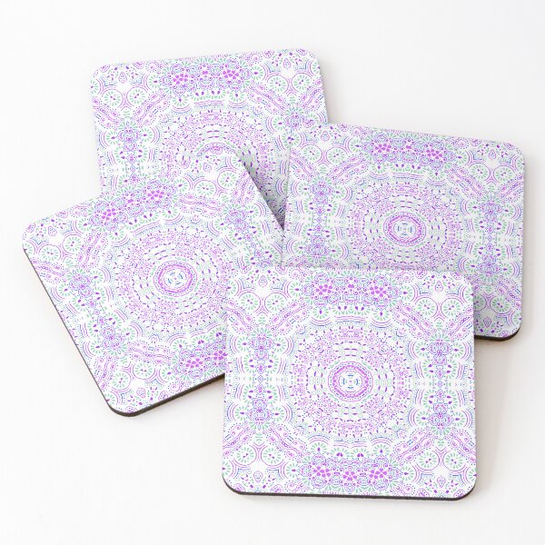 Item preview, Purple Floral mandala seamless pattern designed and sold by TheCosmoWest.