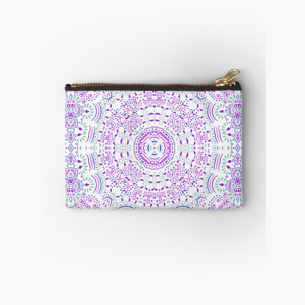 Item preview, Purple Floral mandala seamless pattern designed and sold by TheCosmoWest.