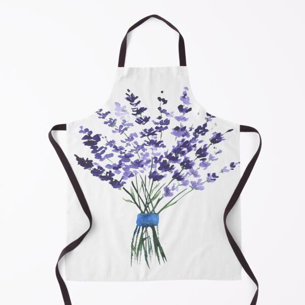 Item preview, Watercolor Lavender Flower Bouquet Minimalistic Design designed and sold by Nilima Bano ⭐⭐⭐⭐.