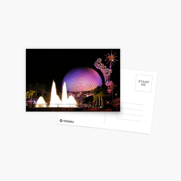 Epcot and Fountain Of Nations Postcard