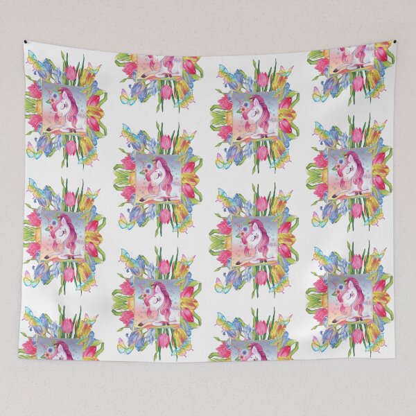 Item preview, The magical Unicorn, fantasy art designed and sold by LoneAngel.