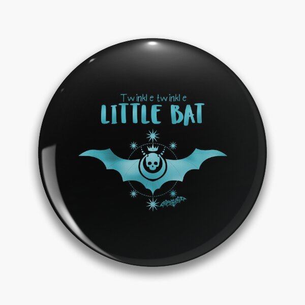 Item preview, Twinkle Little Bat - Goth Fashion - Alice in Wonderland - bat, star, skull, halloween, emo, blue, aq designed and sold by KaiMasteo.
