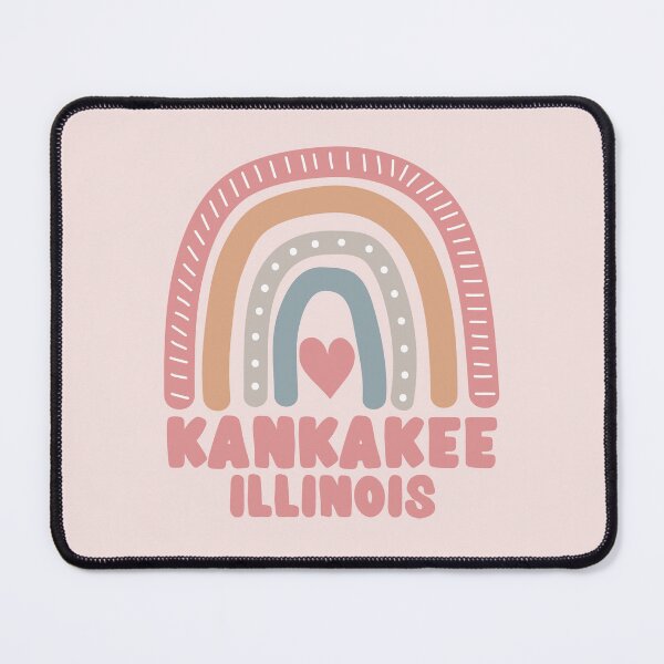 Item preview, Kankakee Illinois Cute Boho Rainbow designed and sold by Krysanthe.