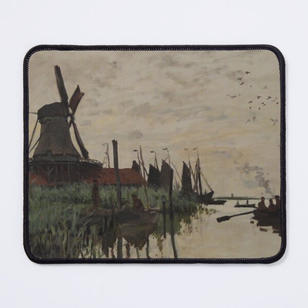 Item preview, Windmills and boats near Zaandam, Holland designed and sold by Zanimations.