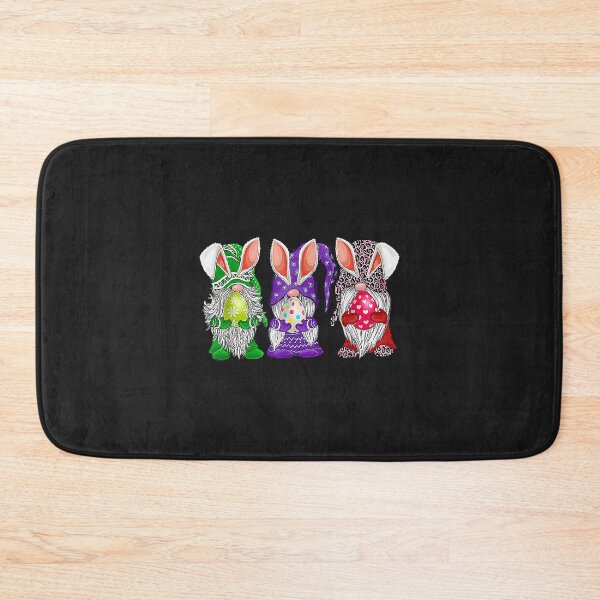 Item preview, Easter Three Bunny Spring Gnome Easter Egg Hunting Basket designed and sold by minadebbieark.