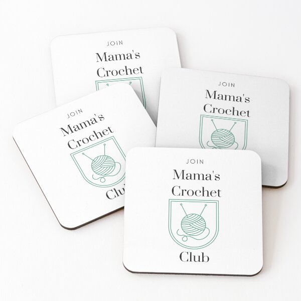 Artikelvorschau, Mamas Crochet Club Lustiges Design Mama Geschenk entworfen und verkauft von YURISPACE.