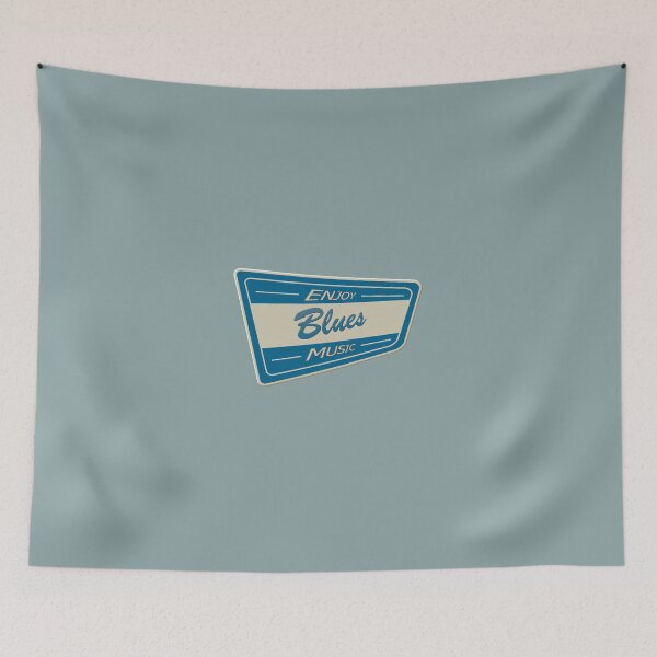Item preview, Enjoy blues music - vintage sign designed and sold by lisaberton.