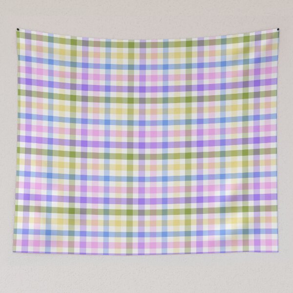 Item preview, English Garden Spring Plaid designed and sold by MarcyBrennanArt.