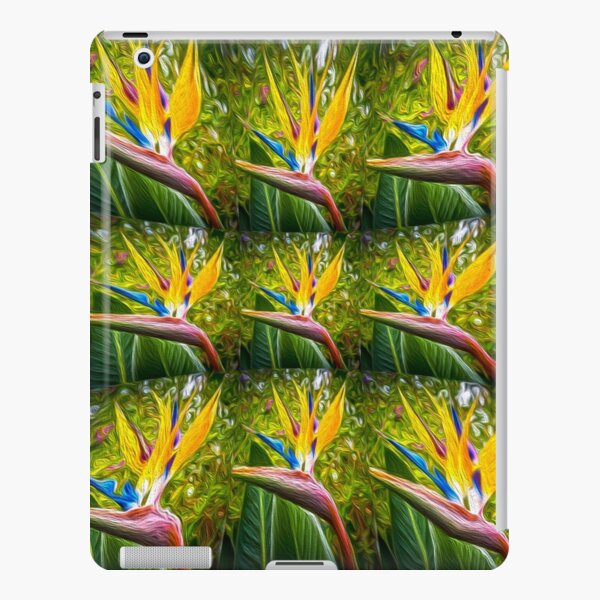 Funda y vinilo para iPad «Patrón de flores de Canna que se asemeja al pico  de un pájaro.» de Patternflower | Redbubble