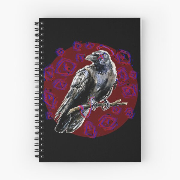 Item preview, Trapped Crow (Red Version) designed and sold by PainAndBrushes.
