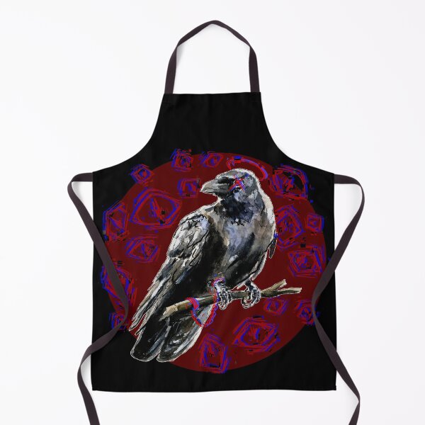 Item preview, Trapped Crow (Red Version) designed and sold by PainAndBrushes.