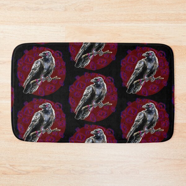 Item preview, Trapped Crow (Red Version) designed and sold by PainAndBrushes.