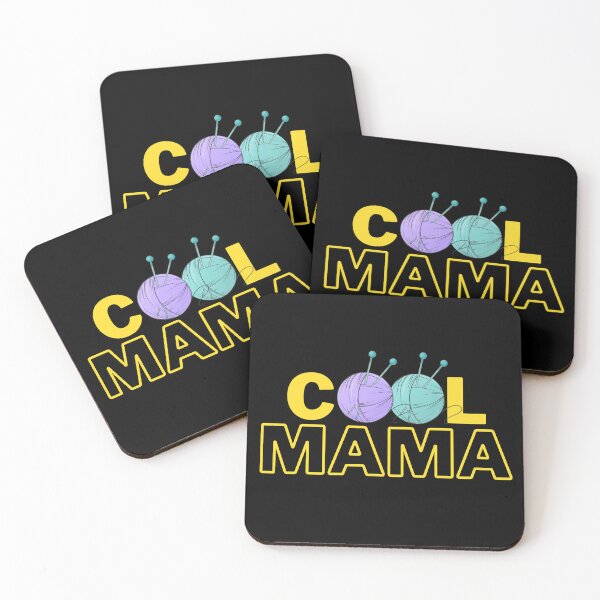 Artikelvorschau, Coole Mama häkeln lustiges Design Mama Geschenk entworfen und verkauft von YURISPACE.