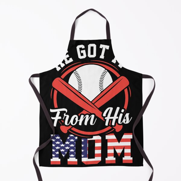 Item preview, He Got It From His Mom Shirt, Baseball Mom Shirt, Baseball Mama Shirt, Funny Baseball Shirt, Baseball Game Day Shirt, Baseball Fan Shirt designed and sold by aymob.
