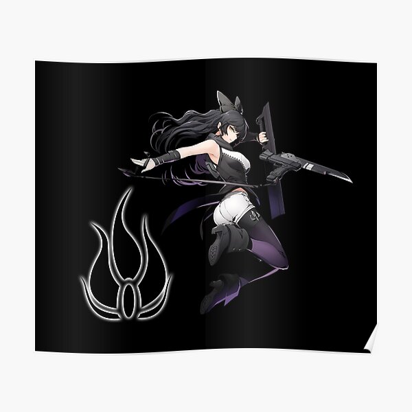 RWBY 3 Anime Silk Poster Print 13x24 24x43inch Ruby Rose Blake Weiss 007 