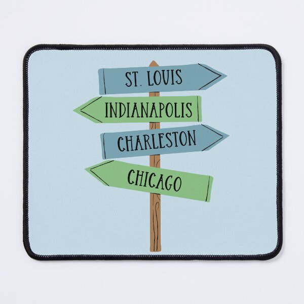 Item preview, Charleston Illinois - Cute Big Cities Sign designed and sold by Krysanthe.