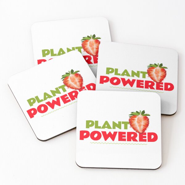 Item preview, Plant Powered - Vegan Meme designed and sold by SwordsAndCharms.