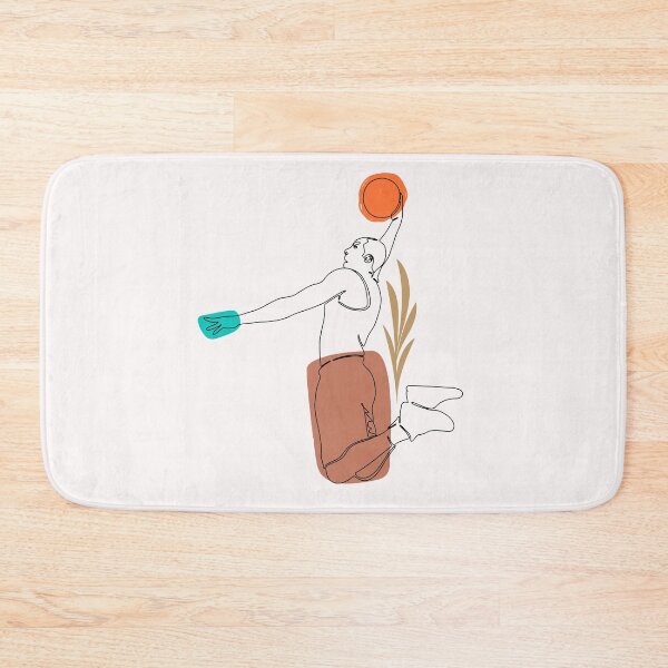 Item preview, Abstract One Line Basketball Player Hand Drawn Art designed and sold by virillanissa.