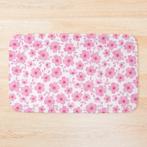 Item preview, Pink Cherry Blossom Flowers Watercolor Pattern designed and sold by cibendel.