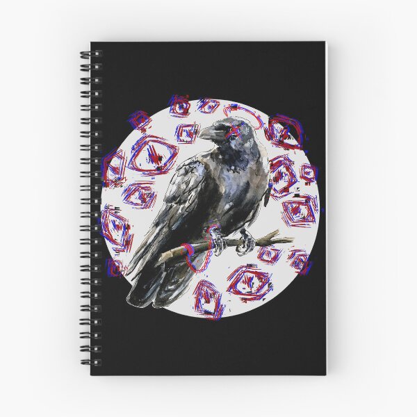 Item preview, Trapped Crow (White Version) designed and sold by PainAndBrushes.