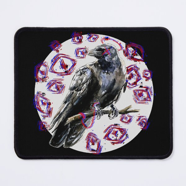 Item preview, Trapped Crow (White Version) designed and sold by PainAndBrushes.