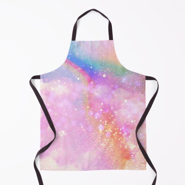 Item preview, glitter ombre sky with rainbow designed and sold by MellowDrawing.