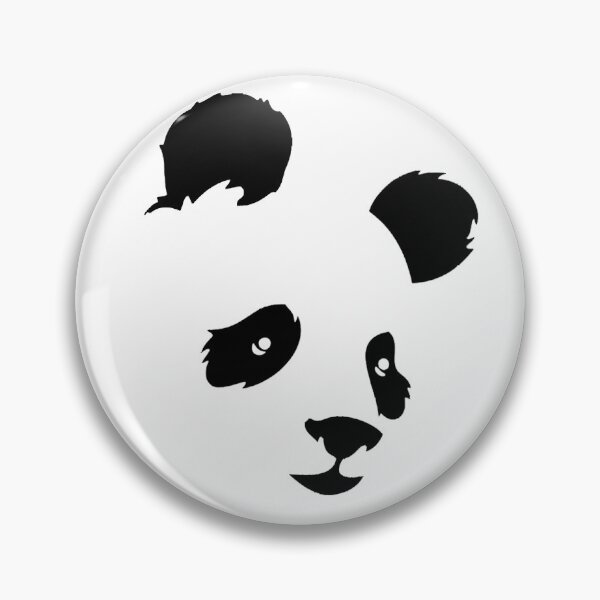 Item preview, Cute Panda Bear Black & White Kawaii animal face designed and sold by ghazalish.