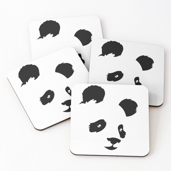 Item preview, Cute Panda Bear Black & White Kawaii animal face designed and sold by ghazalish.