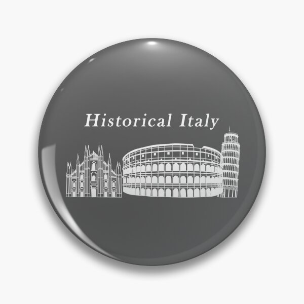 Item preview, Italy, Milan Cathedral, Rome Colosseum, Leaning Tower of Pisa, white designed and sold by CreaVisArt.