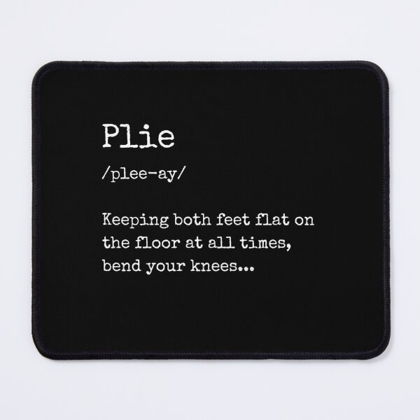 Item preview, Plie...Keeping both feet flat on the floor at all times, bend your knees designed and sold by M-Infinite.