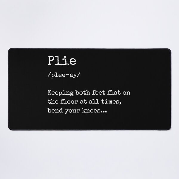 Item preview, Plie...Keeping both feet flat on the floor at all times, bend your knees designed and sold by M-Infinite.