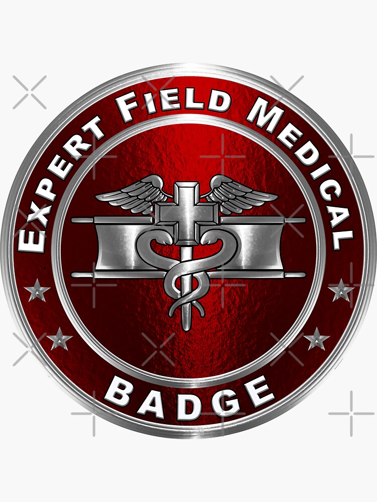 "Expert Field Medical Badge EFMB" Sticker for Sale by SoldierAlways