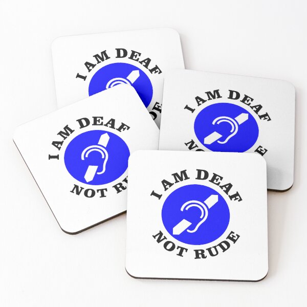 Item preview, I am deaf not rude t-shirt designed and sold by ArtByMigdad.