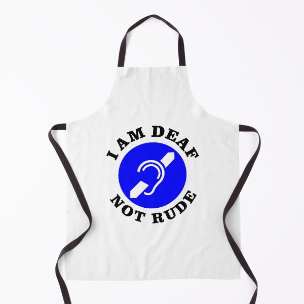 Item preview, I am deaf not rude t-shirt designed and sold by ArtByMigdad.