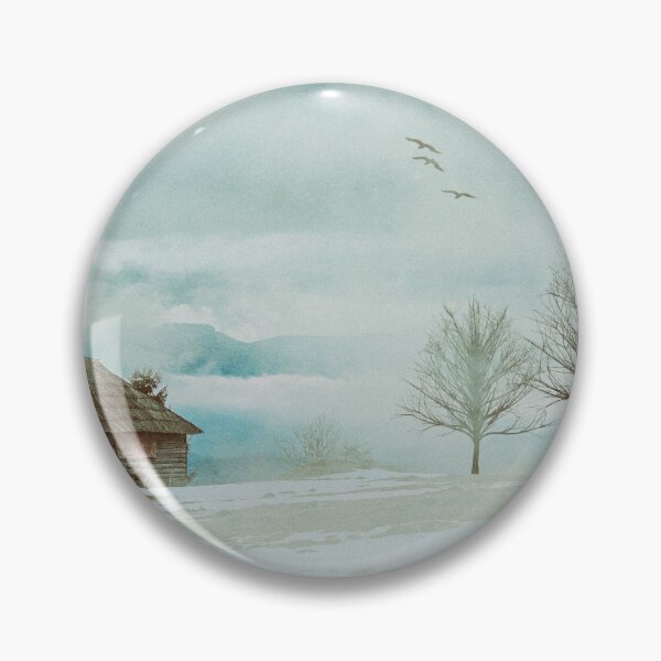 Item preview, Mountain Cabin - Winter Scene designed and sold by James DeFazio.