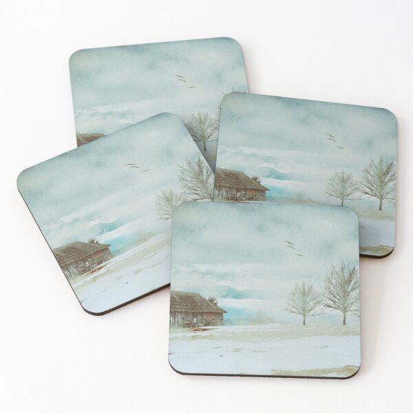 Item preview, Mountain Cabin - Winter Scene designed and sold by James DeFazio.