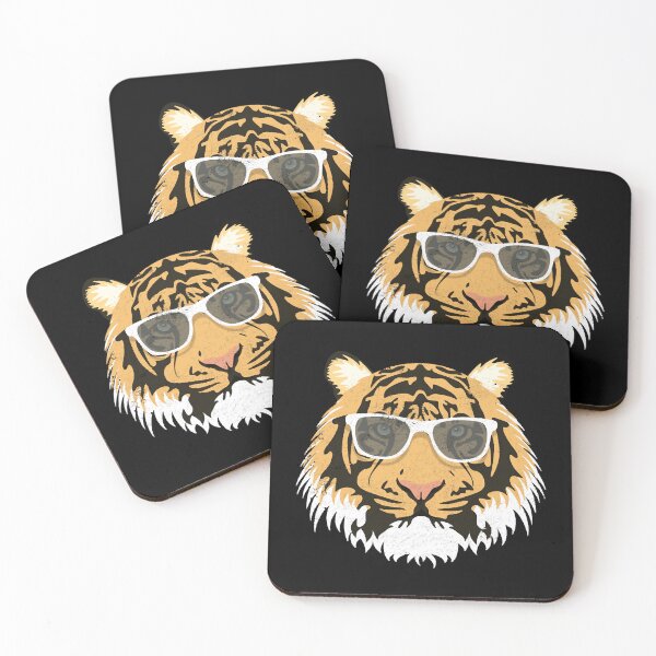 Item preview, Fun Tiger Head with shades sunglasses graphic designed and sold by AnatDianio.
