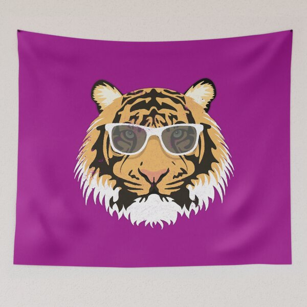 Item preview, Fun Tiger Head with shades sunglasses graphic designed and sold by AnatDianio.