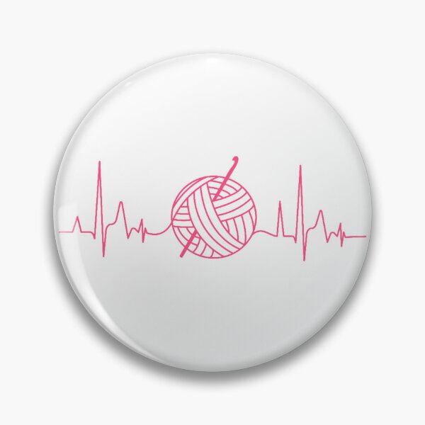 Item preview, Crochet Heartbeat Funny Design Mom Gift designed and sold by YURISPACE.