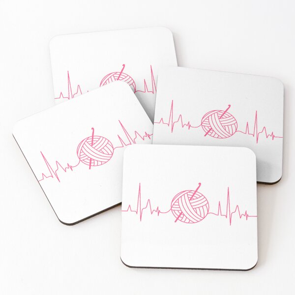 Artikelvorschau, Häkeln Sie Herzschlag lustiges Design Mama Geschenk entworfen und verkauft von YURISPACE.